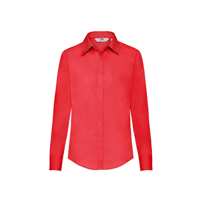 Camisa de trabajo Popeline Mujer de manga larga Fruit Of The Loom FR650120