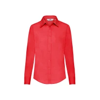Camisa de trabajo Popeline Mujer de manga larga Fruit Of The Loom FR650120