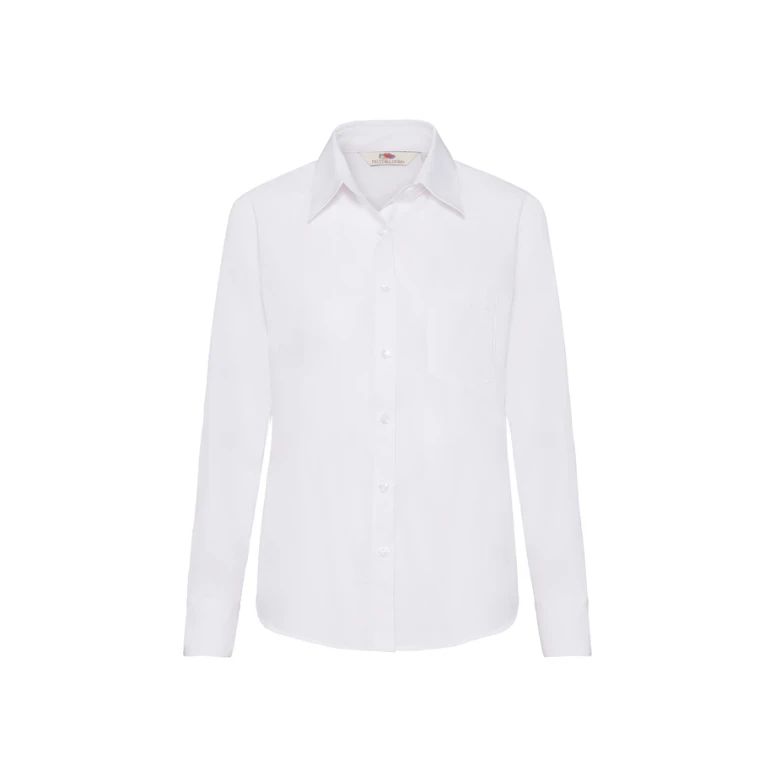 Camisa de trabajo Popeline Mujer de manga larga Fruit Of The Loom FR650120