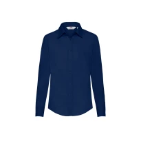 Camisa de trabajo Popeline Mujer de manga larga Fruit Of The Loom FR650120