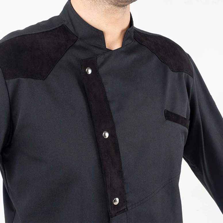 Liquidación total - Chaqueta de trabajo Cocinero Giblor's Goose 20P08G170 color Verde militar Talla XL
