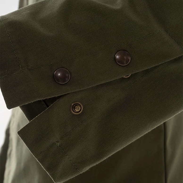 Liquidación total - Chaqueta de trabajo Cocinero Giblor's Goose 20P08G170 color Verde militar Talla XL