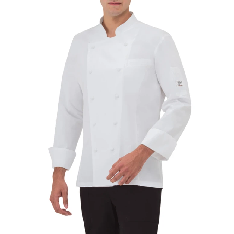 Chaqueta de trabajo de manga larga 100% Algodón Chef Giblor's Max 17P08G960