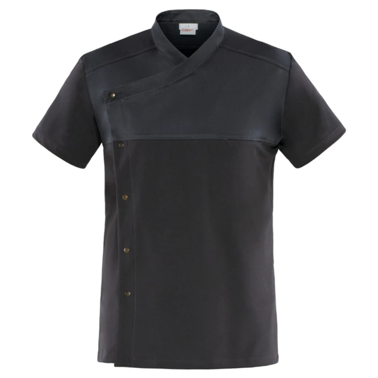 Chaqueta de trabajo de manga corta 100% Poliéster Chef Giblor's Lapo 19P08G045