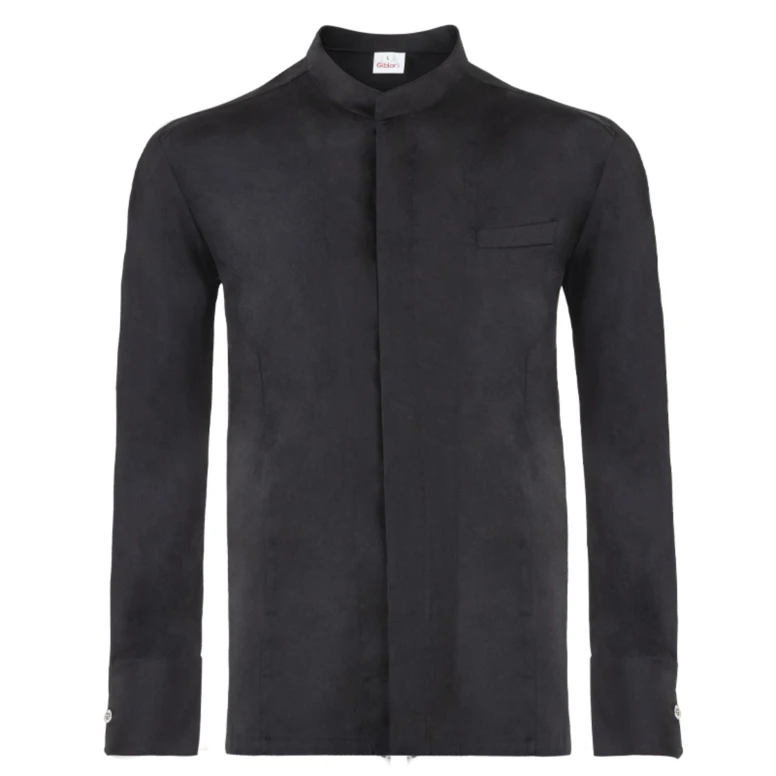 Liquidación total - Chaqueta Mao de trabajo Stretch Cocinero Giblor's Paul 20P08G165 color blanco Talla L