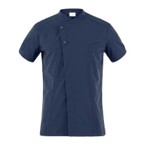 Liquidación total - Chaqueta Mao manga corta de trabajo Cocinero Giblor's Harry 23P08G217 color blanco Talla L