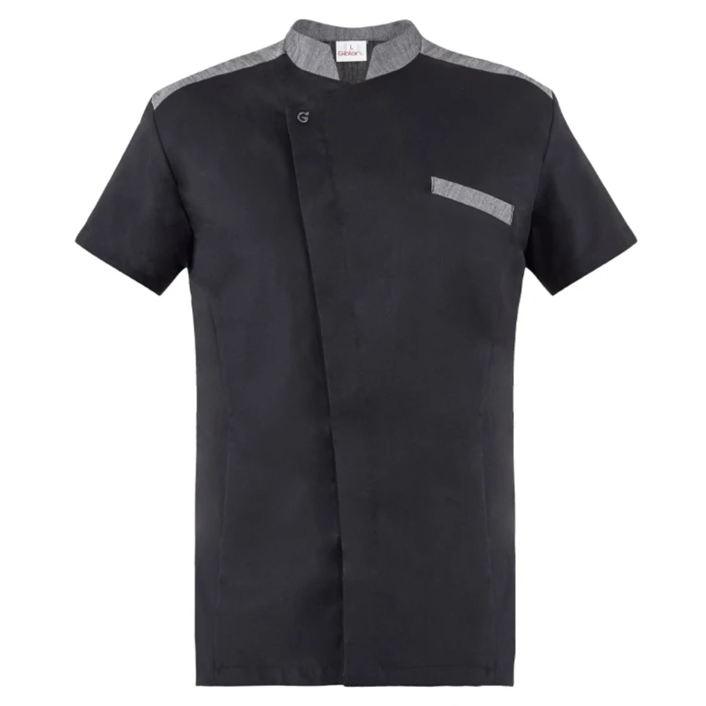 Chaqueta mao de trabajo de manga corta Chef Giblor's Enea 20P08G177