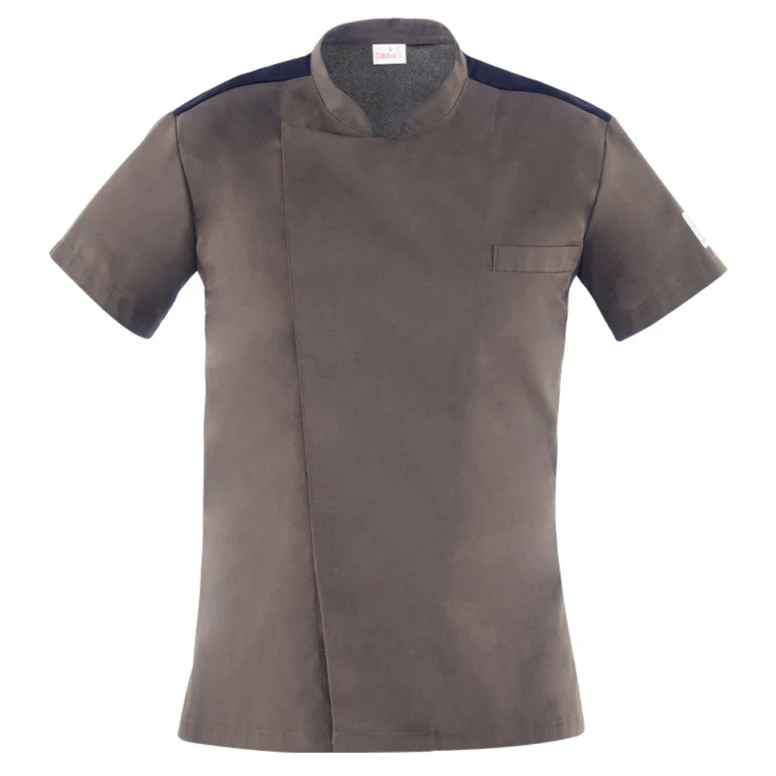 Chaqueta mao de trabajo de manga corta Chef Giblor's Thiago 22P08G640