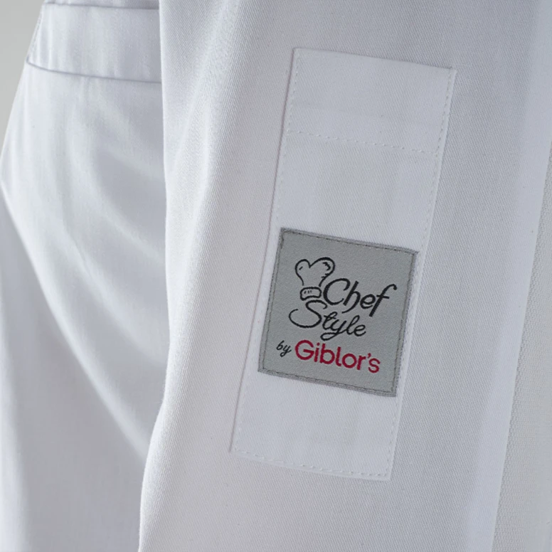Chaqueta mao de trabajo de manga larga 100% Algodón Chef Giblor's Raul 22P08G322