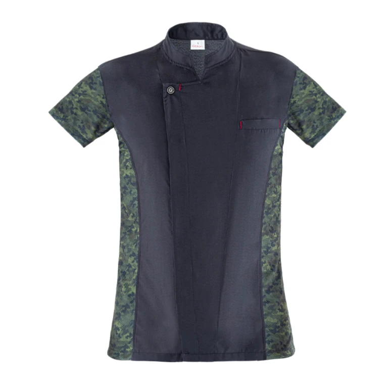 Chaqueta mao de trabajo de manga corta Chef Giblor's Sylvester 22P08G299