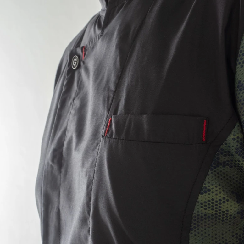 Chaqueta mao de trabajo de manga corta Chef Giblor's Sylvester 22P08G299
