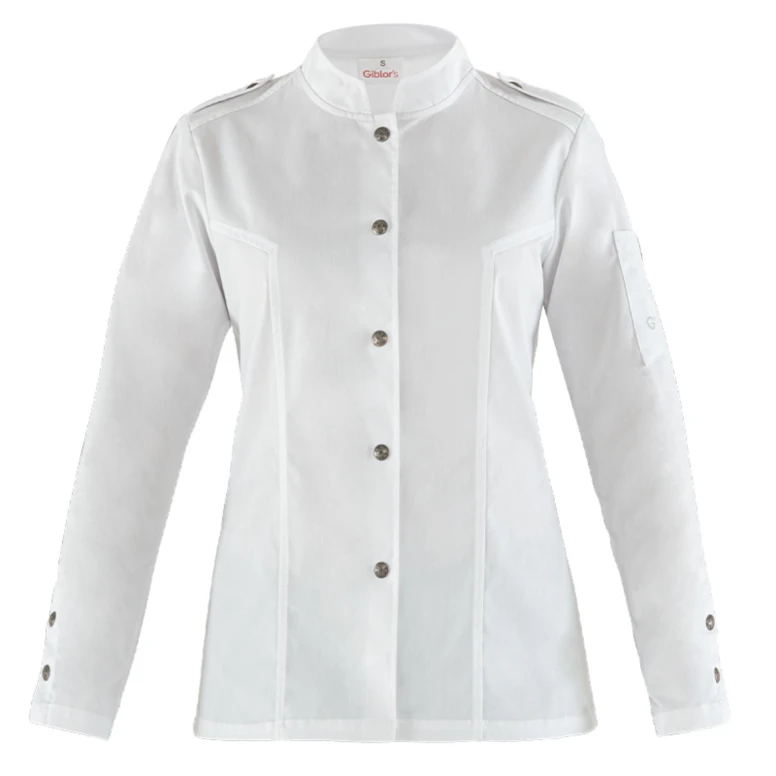 Chaqueta mao de trabajo de manga larga Chef Giblor's Keira Mujer 22P08G301