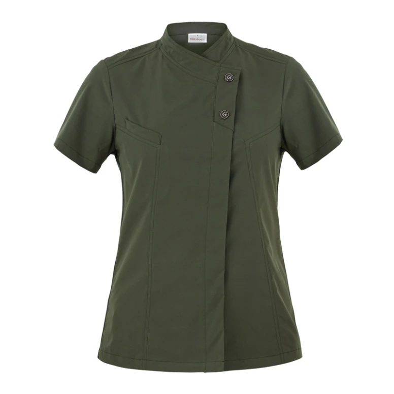 Chaqueta mao de trabajo de manga corta Chef Giblor's Megan Mujer 23P08G218