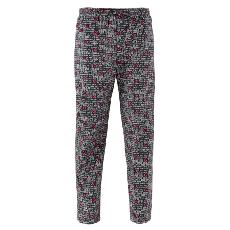 Pantalón de trabajo Unisex Chef 100% Algodón Multibolsillos Giblor's Alan 22P08P334