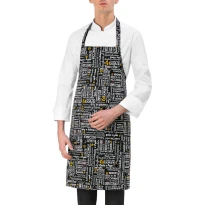 Delantal de trabajo Unisex 100% Algodón Giblor's London Mujer 14P08H479