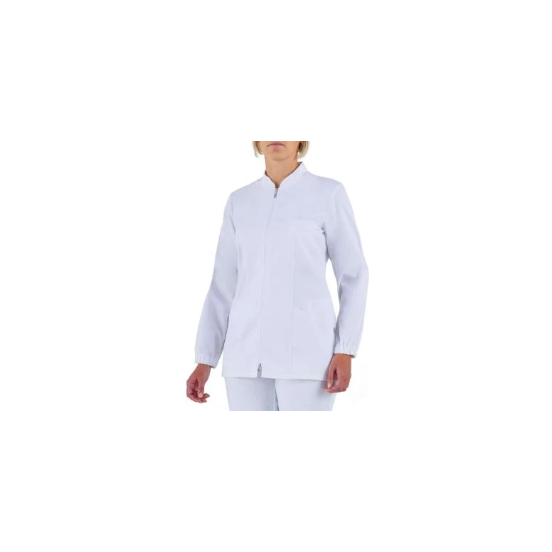 Blusa de trabajo Giblor's Antibacteriana Alice con cremallera Mujer 20P03K230