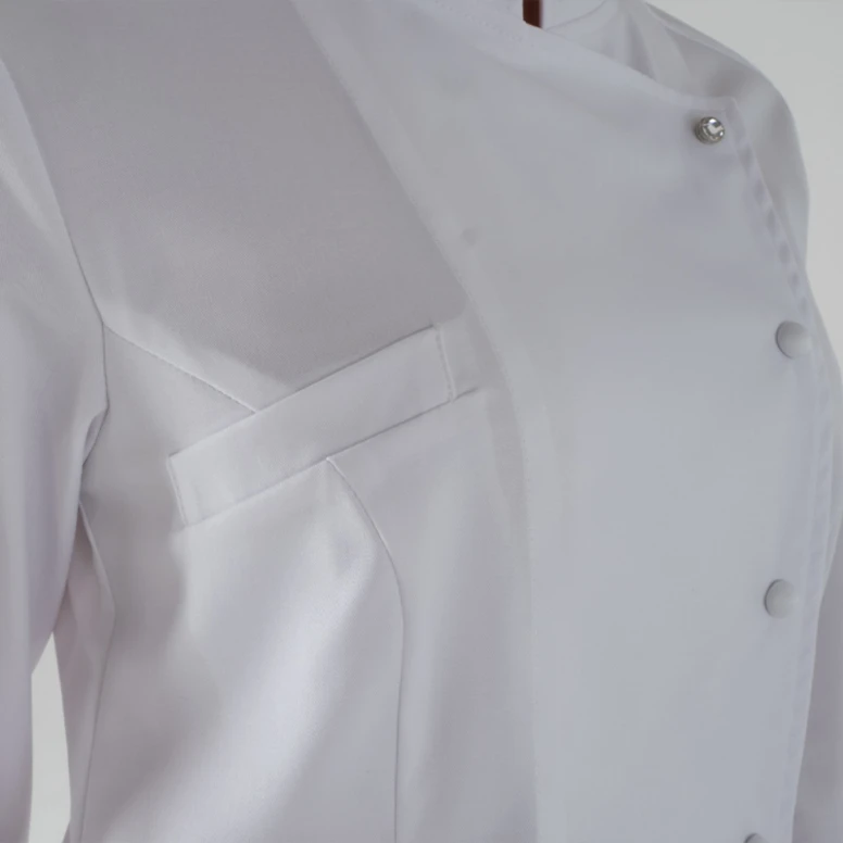 Chaqueta mao de trabajo de manga larga Stretch Chef Giblor's Sofia Mujer 22P08G293
