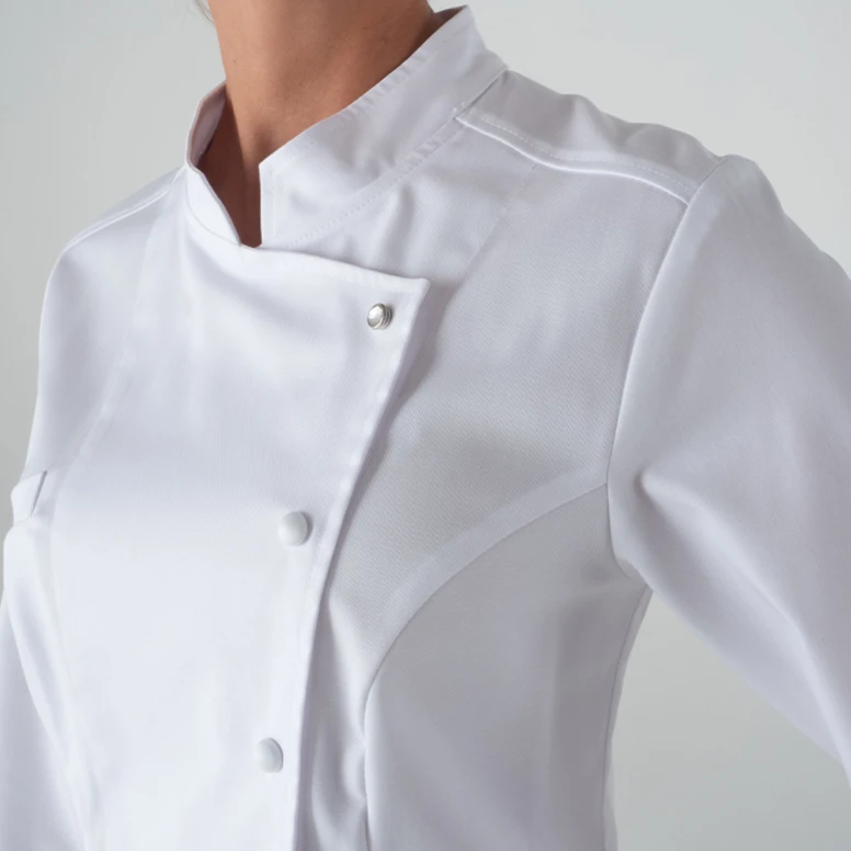 Chaqueta mao de trabajo de manga larga Stretch Chef Giblor's Sofia Mujer 22P08G293