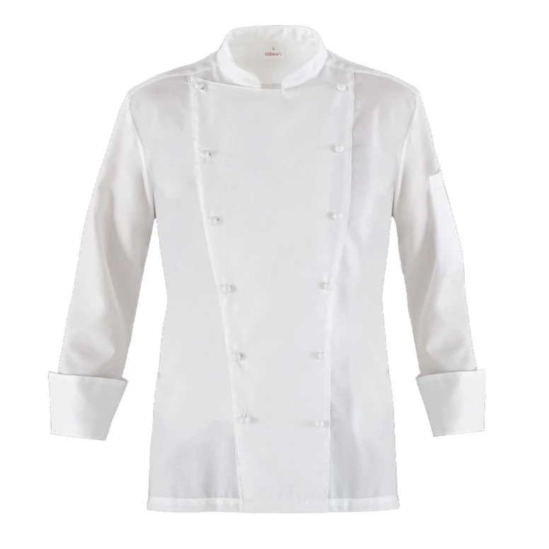Chaqueta mao de trabajo de manga larga 100% Algodón Chef Giblor's Dante 22P08G291