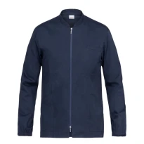 Giblor's 100% Algodón Gabriele blusa de trabajo con cremallera 21P03K194