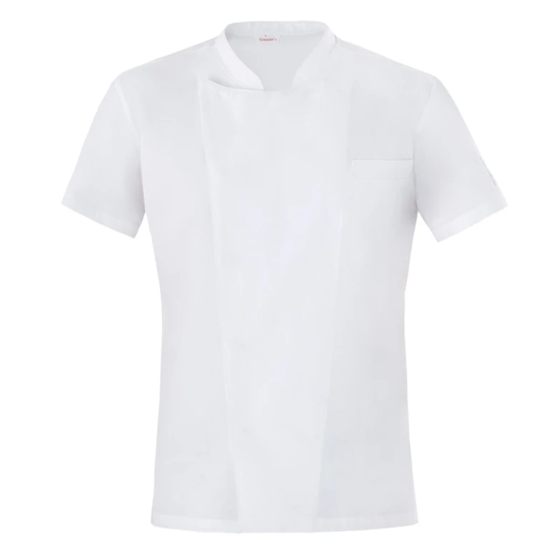Chaqueta mao de trabajo de manga corta 100% Algodón Chef Giblor's Thiago 15P08G641