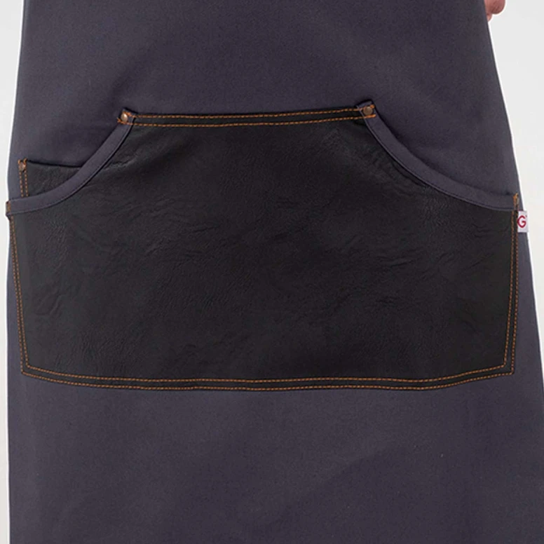 Delantal de trabajo Unisex 100% Algodón Multibolsillos Giblor's Dakota 20P01H160