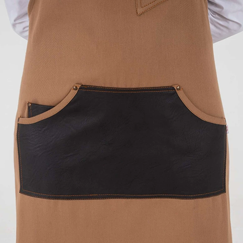Delantal de trabajo Unisex 100% Algodón Multibolsillos Giblor's Dakota 20P01H160