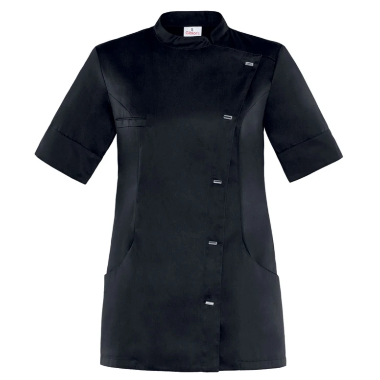 Chaqueta mao de trabajo de manga corta Multibolsillos Chef Giblor's Maya Mujer 19P02K124