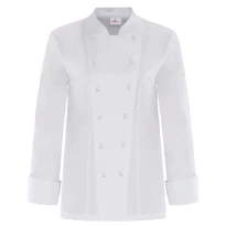 Chaqueta mao de trabajo de manga larga 100% Algodón Chef Giblor's Diana Mujer 19P08G105