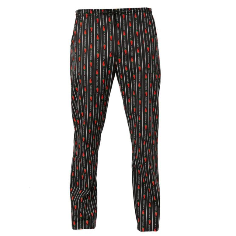 Pantalón de trabajo Chef 100% Algodón Multibolsillos Giblor's Atene 10M1532