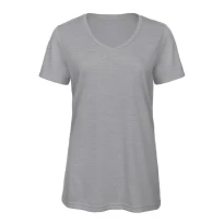 Camiseta de trabajo V Triblend de manga corta Mujer B&C Collection - BCTW058 2