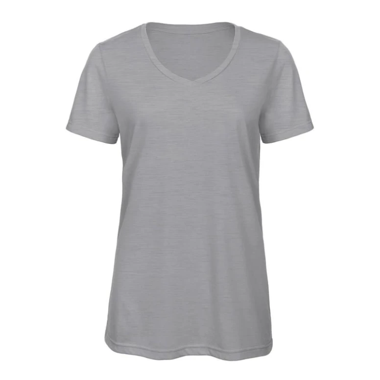 Camiseta de trabajo V Triblend de manga corta Mujer B&C Collection - BCTW058