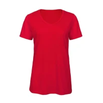 Camiseta de trabajo V Triblend de manga corta Mujer B&C Collection - BCTW058