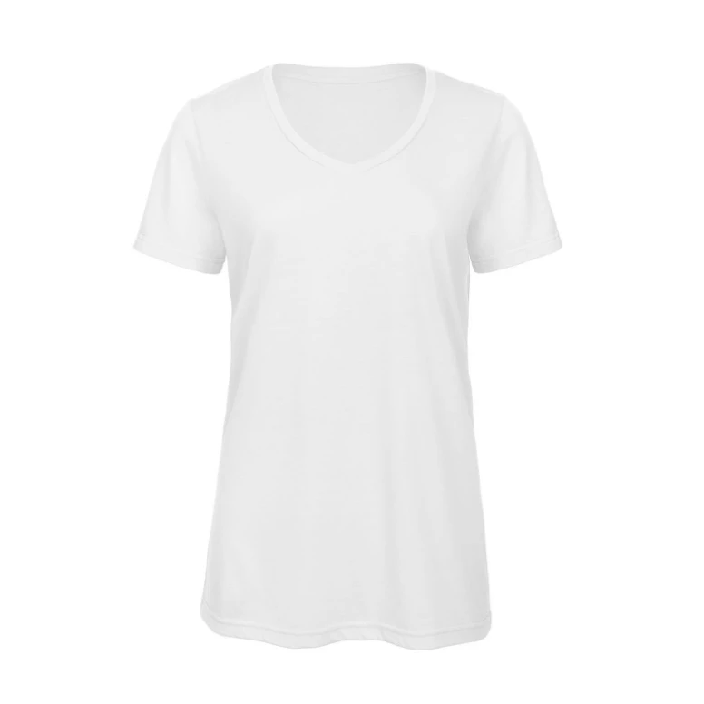 Camiseta de trabajo V Triblend de manga corta Mujer B&C Collection - BCTW058