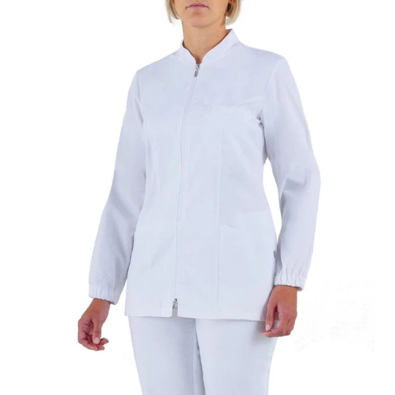 Giblor's 100% Algodón Alice con cremallera Mujer 20P03K192 blusa de trabajo