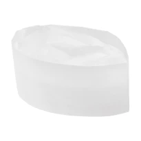 10 Piezas - Gorro de papel de trabajo para chef Giblor's 400/A