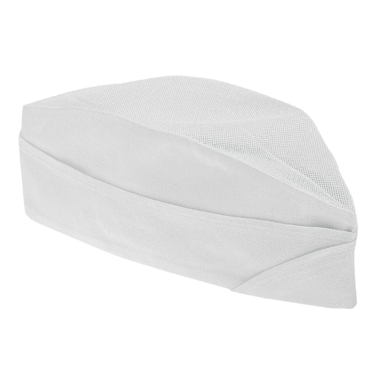 2 Piezas - Gorro de trabajo con malla 100% algodón para chef Giblor's 300