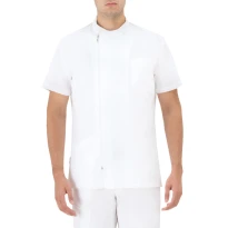 Giblor's Ruggero blusa de trabajo con cremallera de manga corta 21P03K489