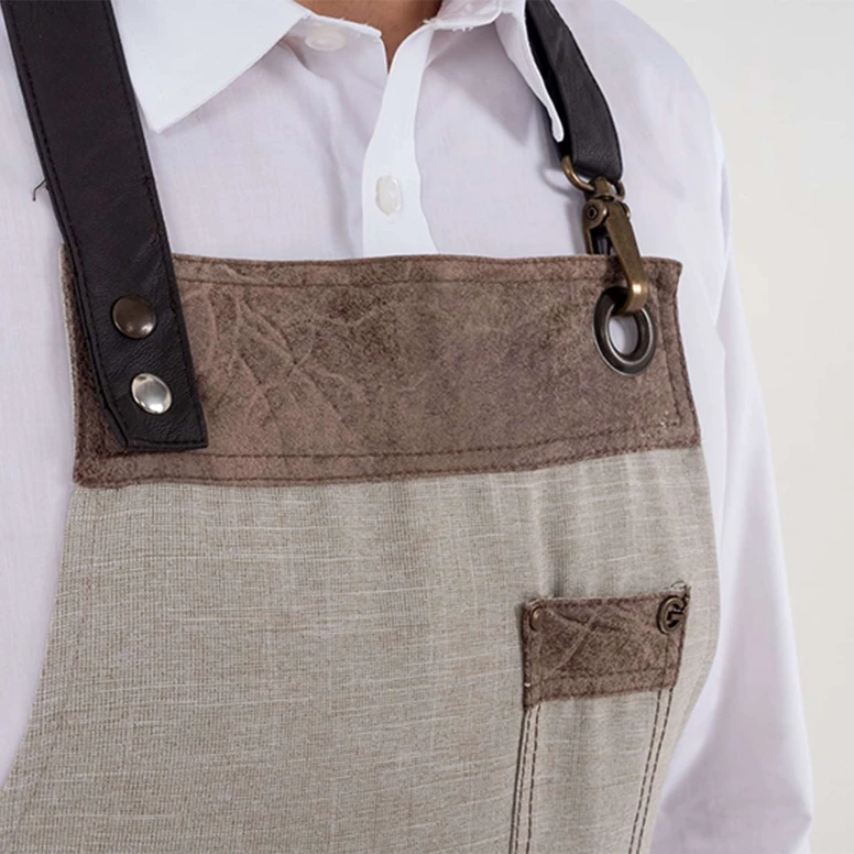 Delantal de trabajo Unisex Multibolsillos Giblor's Tropez 20P01H149