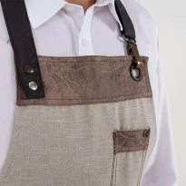 Delantal de trabajo Unisex Multibolsillos Giblor's Tropez 20P01H149
