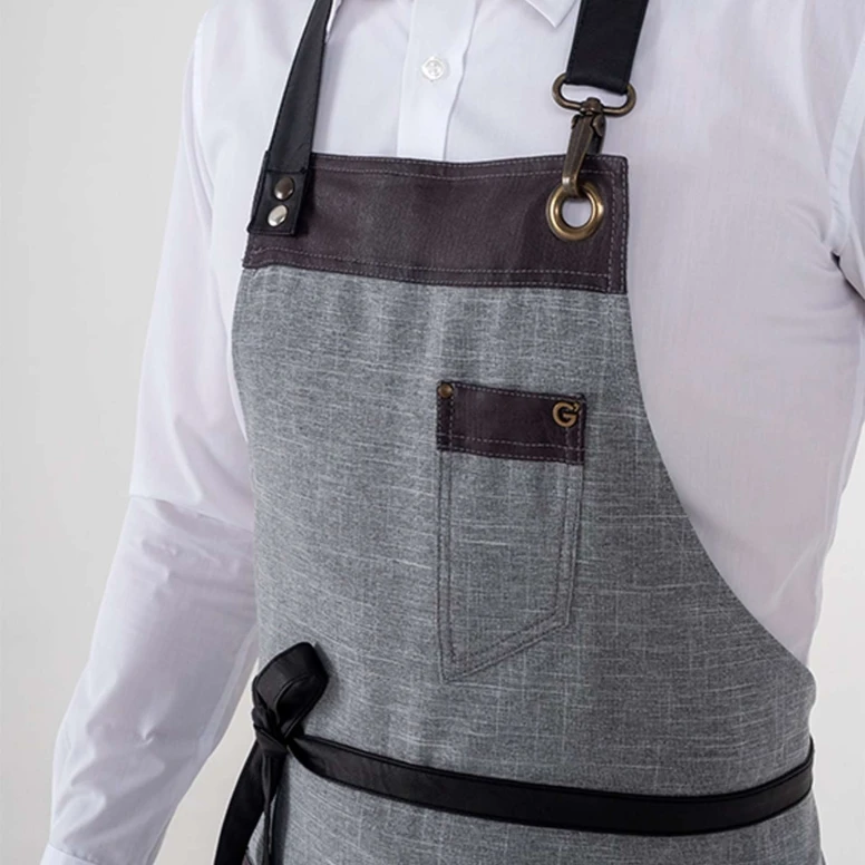 Delantal de trabajo Unisex Multibolsillos Giblor's Tropez 20P01H149