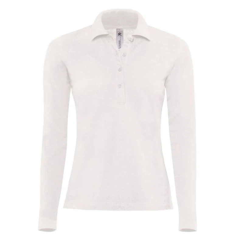 Polo de trabajo Safran Pure LSL Mujer de manga larga B&C Collection - BCPW456