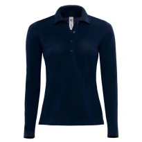 Polo de trabajo Safran Pure LSL Mujer de manga larga B&C Collection - BCPW456