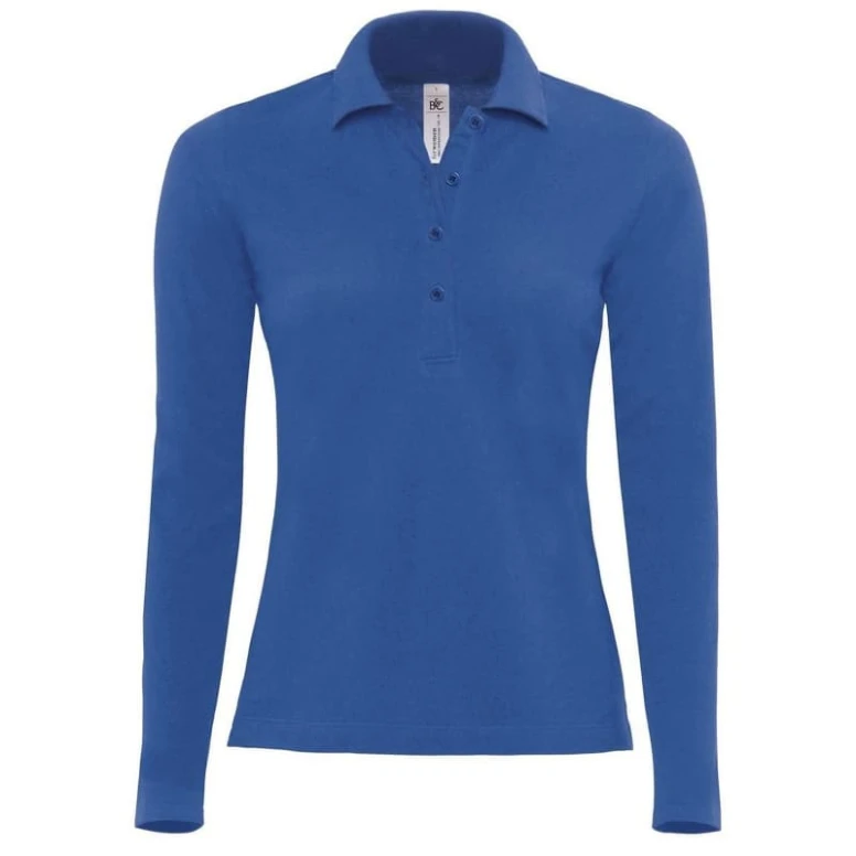 Polo de trabajo Safran Pure LSL Mujer de manga larga B&C Collection - BCPW456