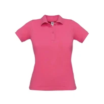 Polo de trabajo Safran Pure Mujer de manga corta B&C Collection - BCPW455