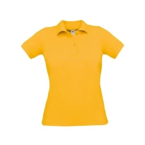 Polo de trabajo Safran Pure Mujer de manga corta B&C Collection - BCPW455