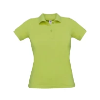 Polo de trabajo Safran Pure Mujer de manga corta B&C Collection - BCPW455
