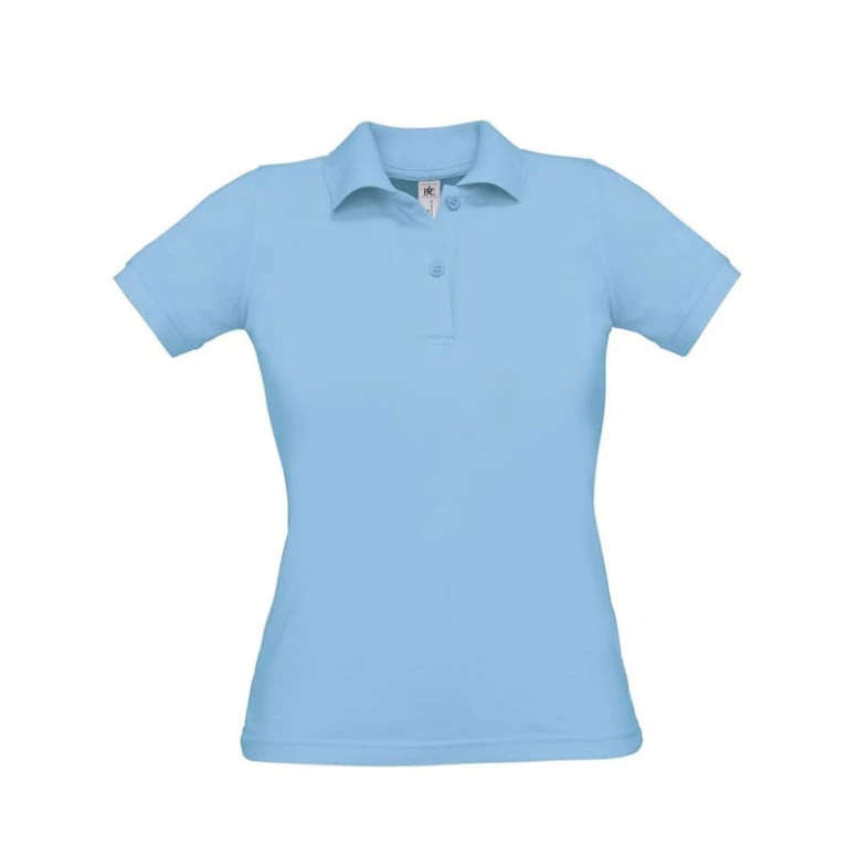 Polo de trabajo Safran Pure Mujer de manga corta B&C Collection - BCPW455