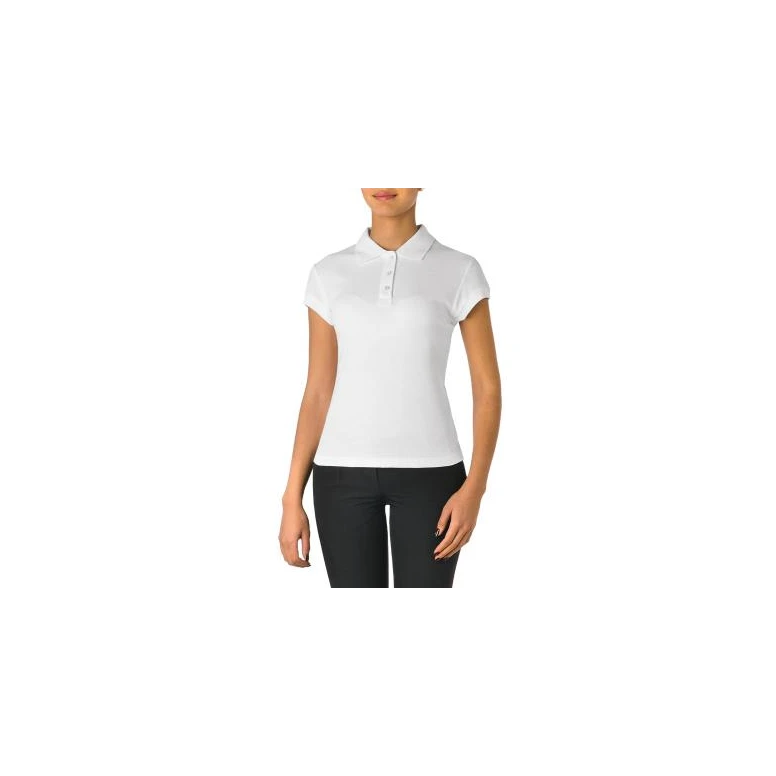 Polo de trabajo Carla 100% Algodón Giblor's de manga corta Mujer 602
