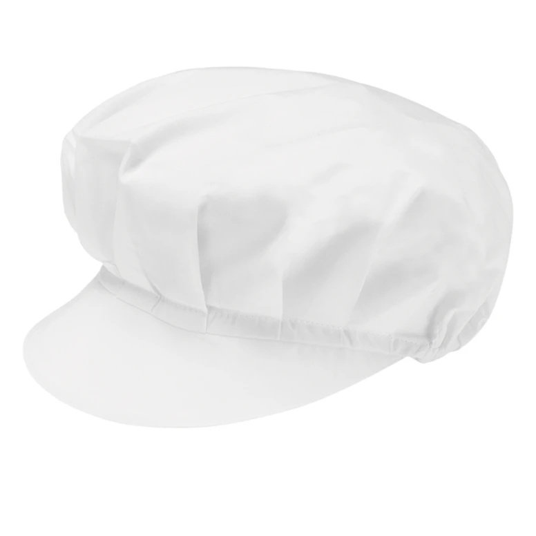 2 Piezas - Gorro de trabajo de Chef 100% Algodón Giblor's Mujer 401